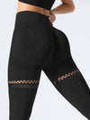 ZASUWA Female Fishnet Denim Scrunch Bum Hip-lift Leggings