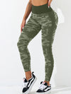 ZASUWA Female Sexy Camouflage Scrunch Bum Leggings