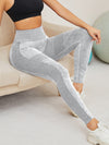 ZASUWA Female Denim Scrunch Bum High-rise Leggings