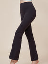 ZASUWA Female Cross Flare High-waisted Hip-lift Leggings