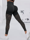 ZASUWA Female Unique Fishnet Ombre Scrunch Bum Leggings