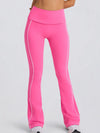 ZASUWA Female Stripes Flare High-rise Leggings