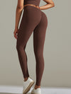 ZASUWA Female Ribbed Hip-lift Quick Dry Elastic Tight Leggings