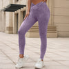 ZASUWA Female Denim Scrunch Bum High-rise Leggings