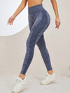 ZASUWA Female Denim Scrunch Bum High-rise Leggings