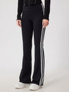 ZASUWA Female Fleece Flare Stripe High-waisted Leggings