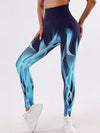 ZASUWA Female Sexy Hot Tie-dye Scrunch Bum Hip-lift Seamless Leggings