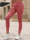 ZASUWA Female Denim Scrunch Bum High-rise Leggings