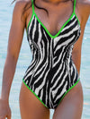 ZASUWA Female Zebra Print One Piece