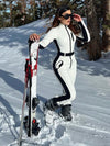 ZASUWA Female Waterproof Warm Zipper Ski Jumpsuit