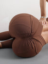 ZASUWA Female Pocket Scrunch Bum Hip-lift Leggings