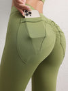 ZASUWA Female Pocket Scrunch Bum Hip-lift Leggings