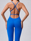 ZASUWA Female Cross Back Adjustable Strap Jumpsuit