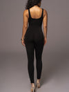 ZASUWA Female Fashion Sheer Mesh Jumpsuit