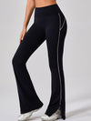 ZASUWA Female Flare High-waisted Split Pants