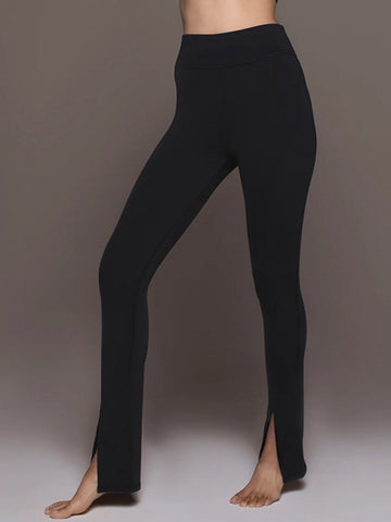 ZASUWA Female Split Flare High-rise Leggings