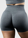 ZASUWA Female Ultra Thin Quick-dry Scrunch Bum Spandex Gym Booty Shorts