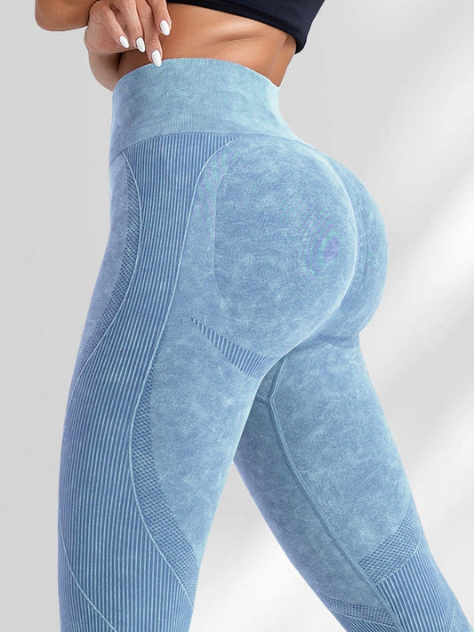 ZASUWA Female Denim Scrunch Bum Hip-lift Leggings