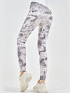 ZASUWA Female Denim Hot Tie-dye Pocket Scrunch Bum Leggings