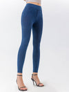 ZASUWA Female Denim Pocket High-waisted Leggings