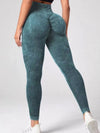 ZASUWA Female Denim Scrunch Bum Quick-dry Seamless Leggings