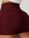 ZASUWA Female Quick-dry Scrunch Bum Seamless Booty Shorts