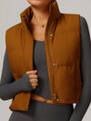 ZASUWA Female Pocket Zipper Down Vest