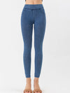 ZASUWA Female Denim Pocket High-waisted Leggings