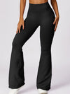 ZASUWA Female Flare Scrunch Bum High-waisted Seamless Hip-lift Pants