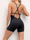 ZASUWA Female Breathable Cross Back Romper