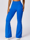 ZASUWA Female Flare Scrunch Bum High-waisted Seamless Hip-lift Pants