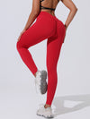 ZASUWA Female Deep-V Scrunch Bum Leggings