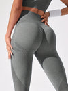 ZASUWA Female Seamless Quick-dry Scrunch Bum Hip-lift Leggings