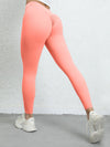 ZASUWA Female Deep V Back Scrunch Bum Leggings