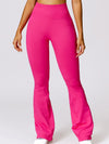 ZASUWA Female Flare Scrunch Bum High-waisted Seamless Hip-lift Pants