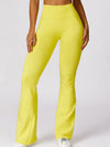 ZASUWA Female Flare Scrunch Bum High-waisted Seamless Hip-lift Pants