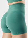 ZASUWA Female Ultra Thin Quick-dry Scrunch Bum Spandex Gym Booty Shorts