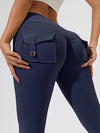 ZASUWA Female Pocket Scrunch Bum Cargo Leggings