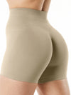 ZASUWA Female Ultra Thin Quick-dry Scrunch Bum Spandex Gym Booty Shorts