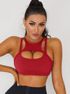 ZASUWA Female Sexy Cutout Sports Bras