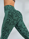 ZASUWA Female Leopard Scrunch Bum Quick-dry Leggings