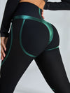 ❤ZASUWA Fly Eye Contrast Color High-rise Hip-lift Leggings