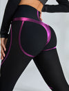 ❤ZASUWA Fly Eye Contrast Color High-rise Hip-lift Leggings