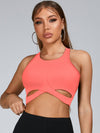 ZASUWA Female Cutout Backless Sports Bras