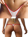 ZASUWA Female Contrast Color Stripe T-back Panties