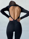 ZASUWA Female Backless Heart Cutout Jumpsuits