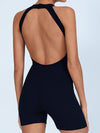 ZASUWA Female Backless Cutout Romper