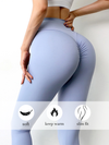 ZASUWA Female High-waisted Hair-grinding Nude Yoga Leggings