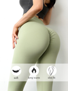 ZASUWA Female High-waisted Hair-grinding Nude Yoga Leggings