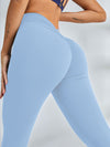 ZASUWA Female Scrunch Bum Deep V Back Leggings